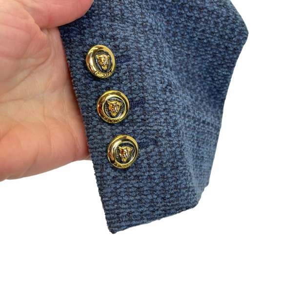 Escada Jacket Size 38 Blue - Picture 2 of 14